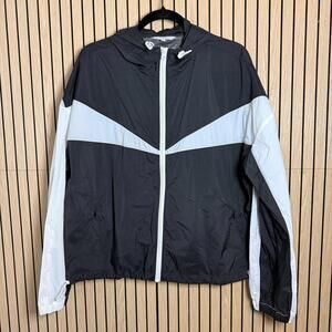 Johnny Was Calme Elements Black & White Windbreaker, Large, NWOT